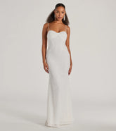Meg Sweetheart Mermaid Lace Mesh Formal Dress