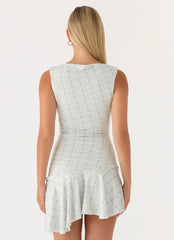 Summer Delight Mini Dress - Vintage Stripe
