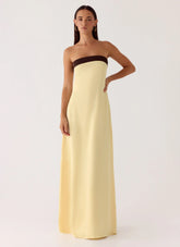Jiana Maxi Dress - Baby Yellow