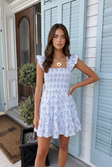 Poppy Dress - Blue
